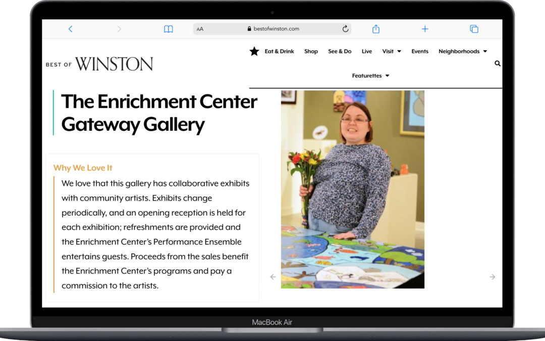 Enrichment Center featured on Best of Winston website